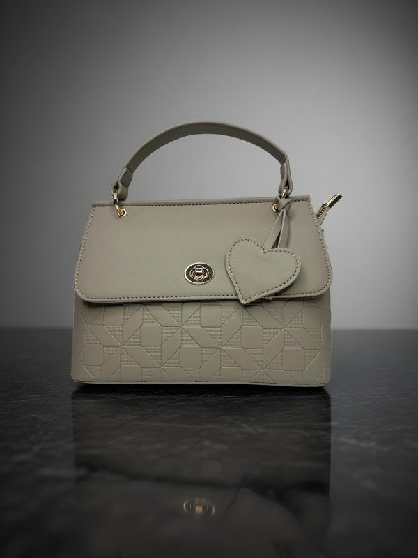 CrossKulture - BlissClass lightweight green handbag front view