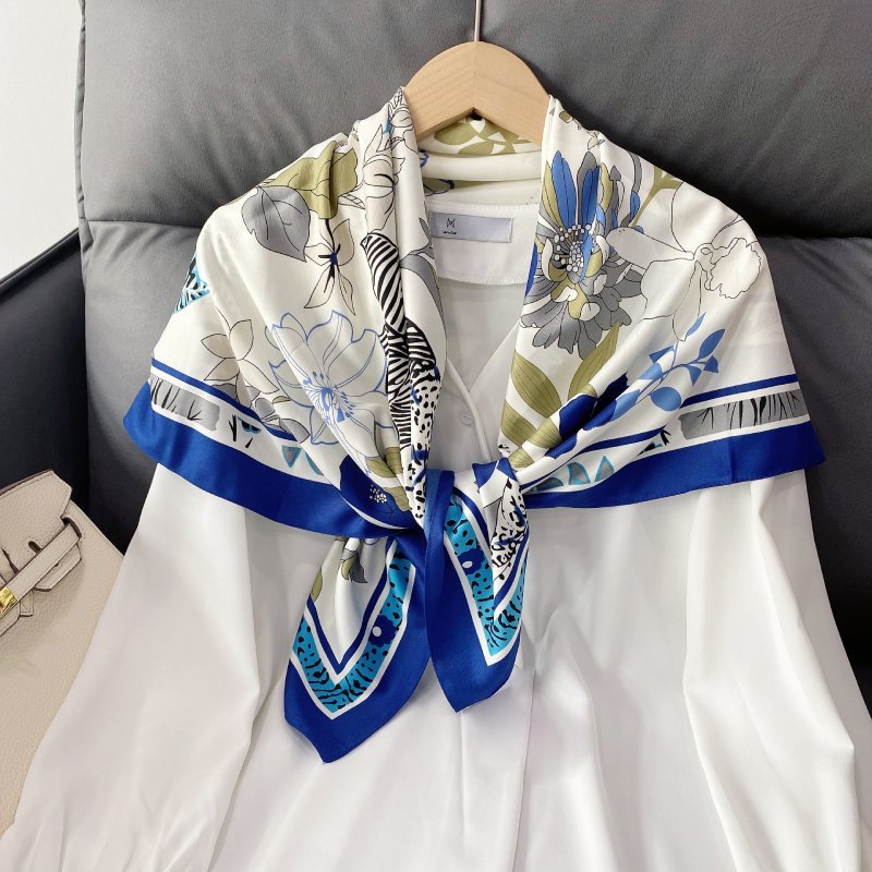CrossKulture - RoyalGarden satin scarf knot style in hanger