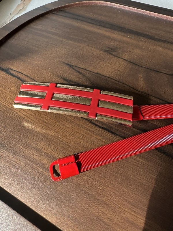 RedBand Red Women Metal Stretchable Belt
