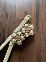 CreamBand Beige Women Metal Stretchable Belt