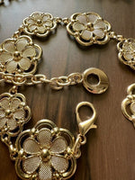 FieryBling Gold Women Metal Bling Belt