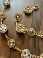 RockstarBling Gold Women Metal Bling Belt
