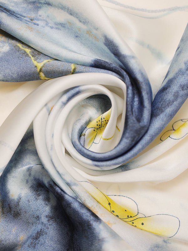 CrossKulture - CottonKiss Long Satin Scarf fabric view