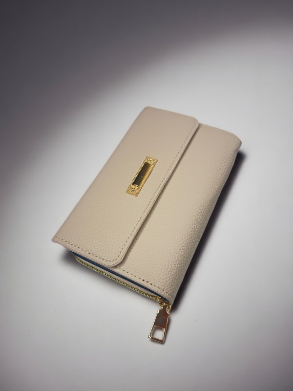 CrossKulture - ApricotClutch lightweight clutch bag side view