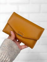 CrossKulture - TanClutch lightweight Clutch bag in-hand view