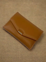 CrossKulture - TanClutch lightweight Clutch bag front view