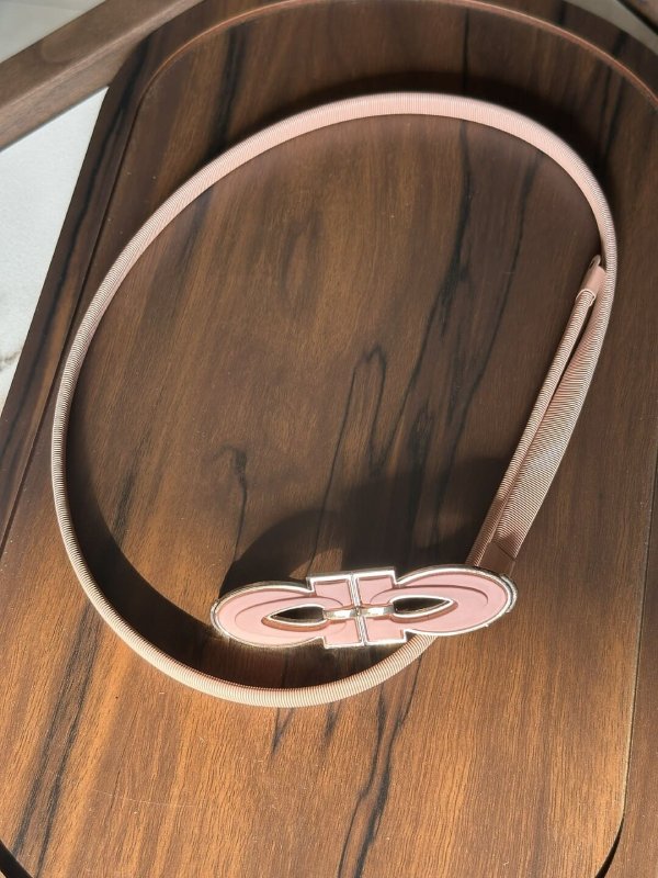 PinkBand Pink Women Metal Stretchable Belt