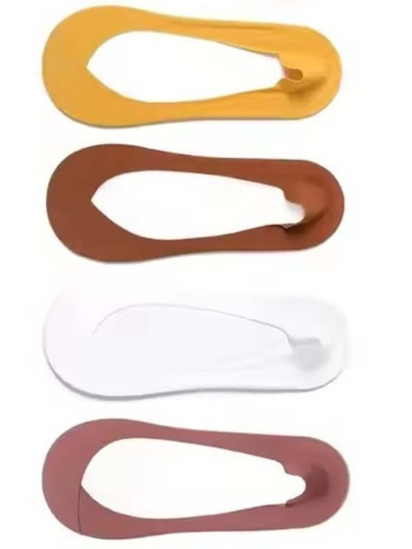 SoleHush Liner Socks, Pack of 4 Pairs