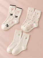SoleMagic White Crew Socks Combo Pack of 3