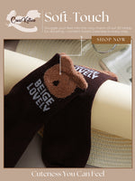 SoleSnugglers Brown & Beige Crew Socks Combo Pack of 3