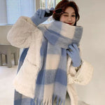 WarmVelvet Cashmere Muffler Scarf