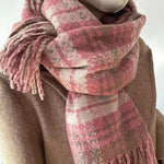 FrostCheck Cashmere Checkered Scarf