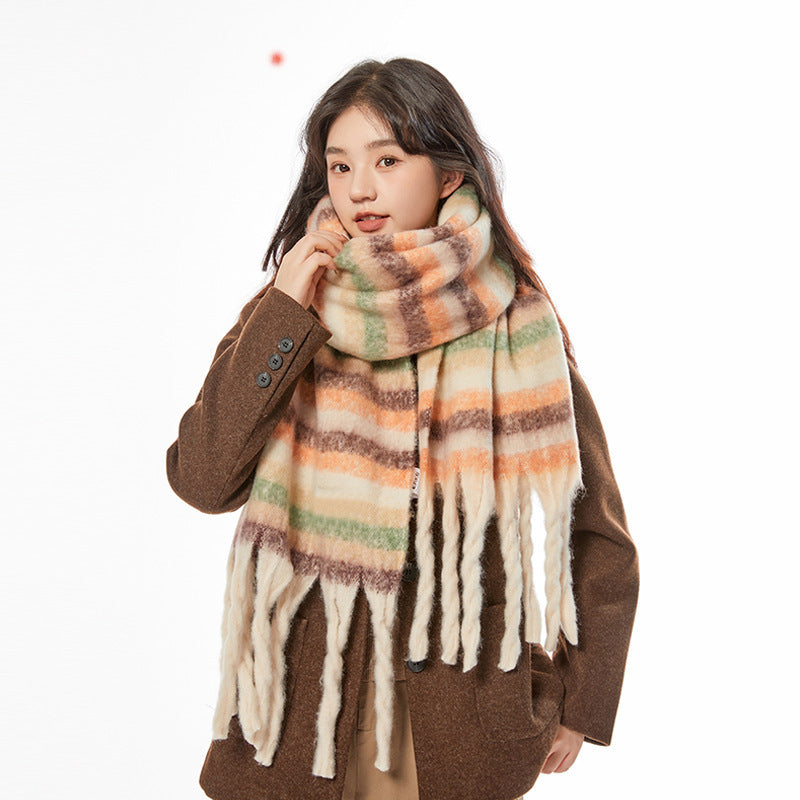 WarmTone Cashmere Muffler Scarf