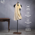 CrossKulture - OmbreYellow Yellow Gradient Wrinkle Cotton Scarf infographic image