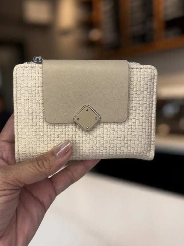CrossKulture - MiniCrush lightweight small wallet in hand front view