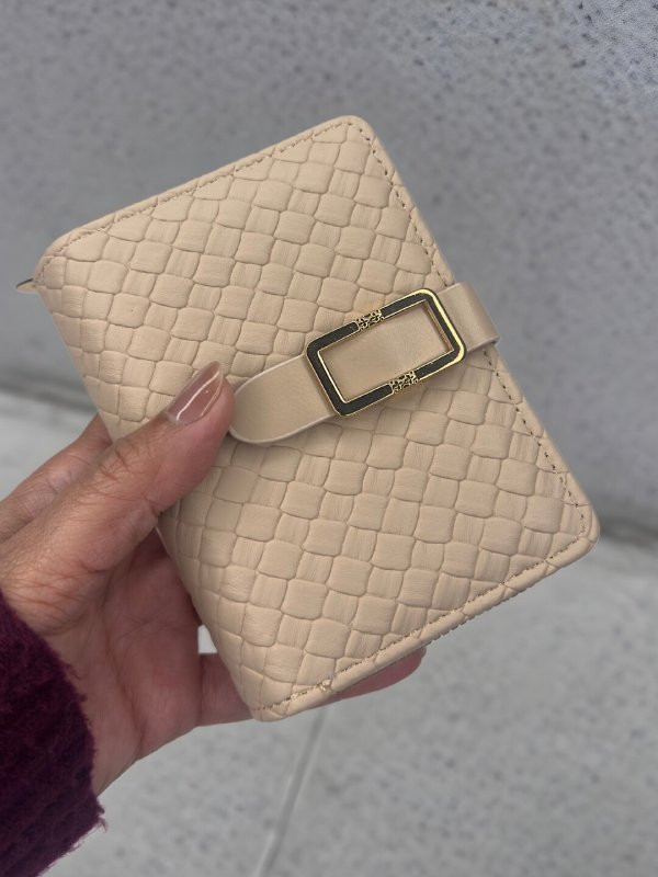 CrossKulture - GlowCrush lightweight small wallet in hand front view