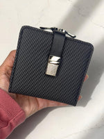 CrossKulture - NanoCrush lightweight small wallet front view in hand
