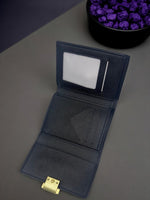 CrossKulture - BittyCrush lightweight small wallet inner view showing zip compartments