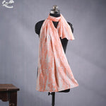 CrossKulture - CoralCraze TieDye Cotton Scarf Orange mannequin view