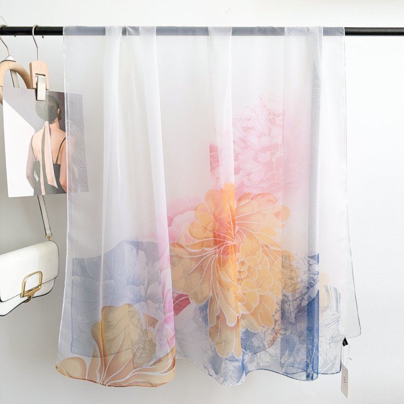CrossKulture - SpringBreeze chiffon scarf full view