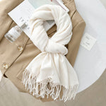 SoftFrost Premiun Cashmere Solid Scarf