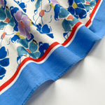 CottonDew Cotton Blue Square Scarf