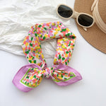 CottonWhisper Cotton Multicolour Square Scarf