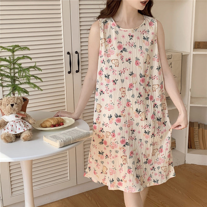 LoungeLush Sleeveless Lounge Dress