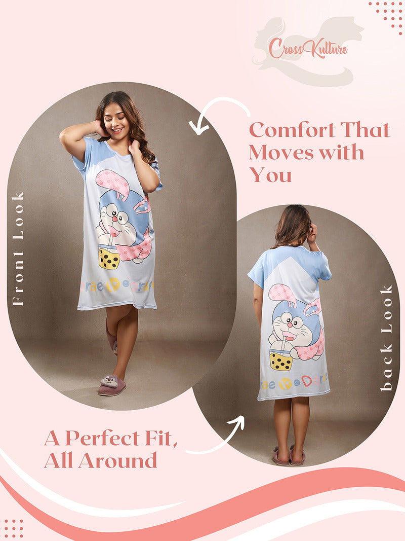 VividSnooze Printed Long Tees