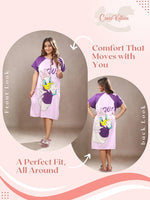 CrossKulture - DreamyDoodles Printed Long Tees front and back view