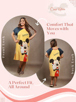 CrossKulture - CartoonSlumber Printed Long Tees front and back view