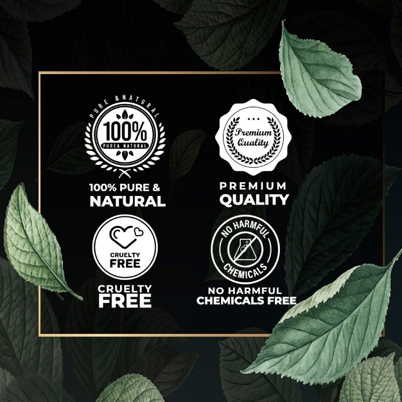 Carno Calm - GildedHarmony Exotic Essential Oil infographic image