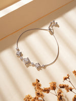 CharmCanvas Chain Bracelet Silver