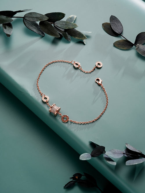 BlushBloom Chain Bracelet RoseGold
