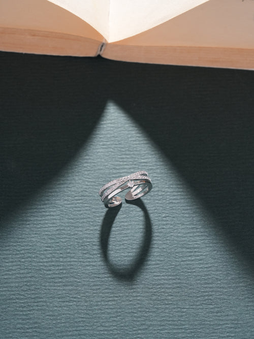 StellarShine Ring Silver
