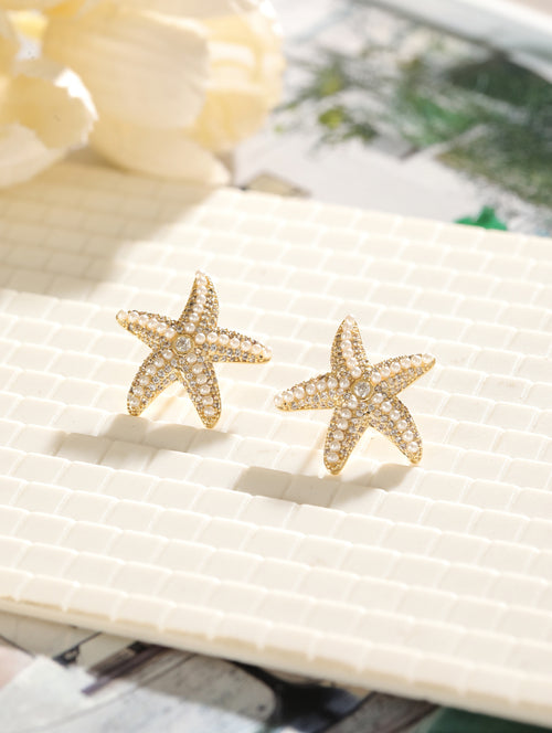 BloomShine Ear Stud Single Gold