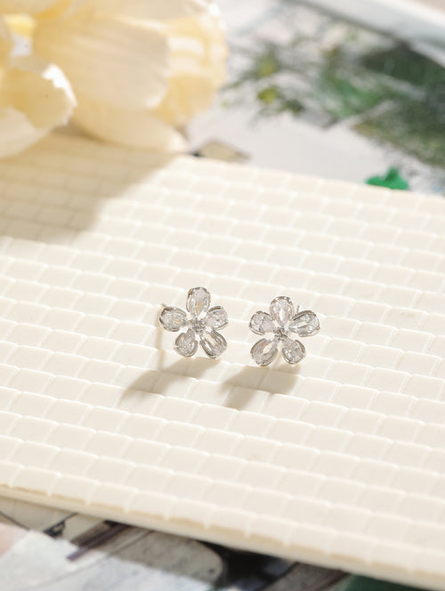 TwilightGem Ear Stud Single Silver