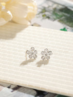 TwilightGem Ear Stud Single Silver