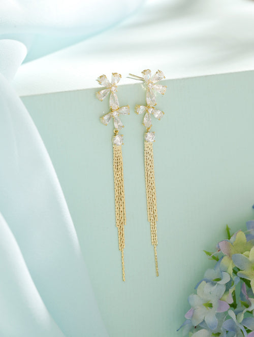 FloraLustre Ear Drop Gold