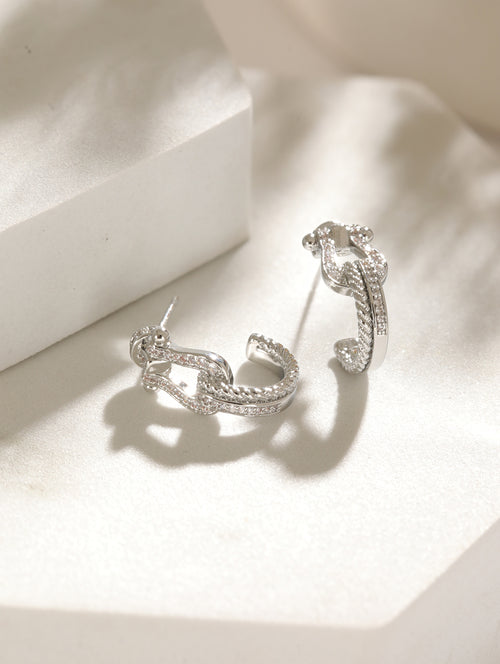HaloHaven Ear Stud Single Silver