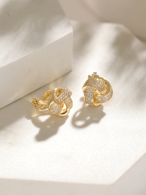 PrestigeGlow Ear Stud Single Gold