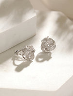 StarlitGlow Ear Stud Single Silver