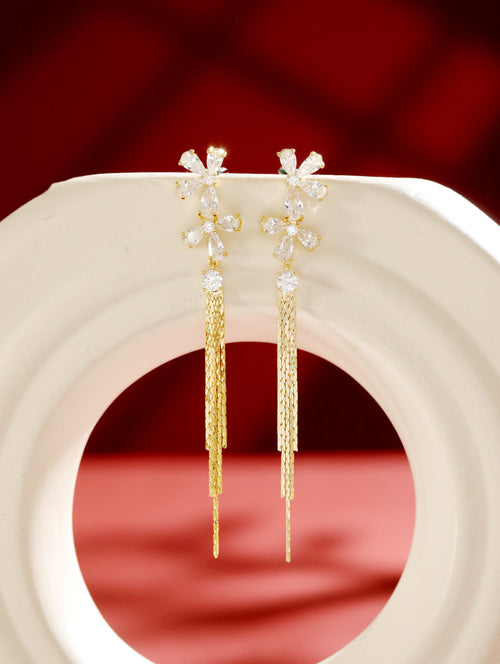 FloraLustre Ear Drop Gold