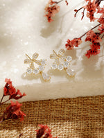 SatinSpark Ear Stud Single Gold