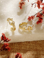 OpalBloom Ear Stud Single Gold