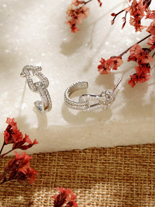 HaloHaven Ear Stud Single Silver