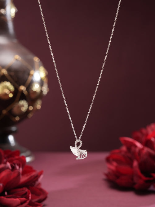LuxeLustre Necklace Pendant Silver