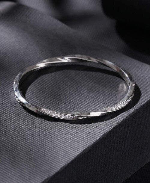 GoldenGrace Bangle Bracelet Silver