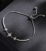 RosyRadiance Chain Bracelet Silver
