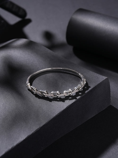 TimelessTwist Bangle Bracelet Silver